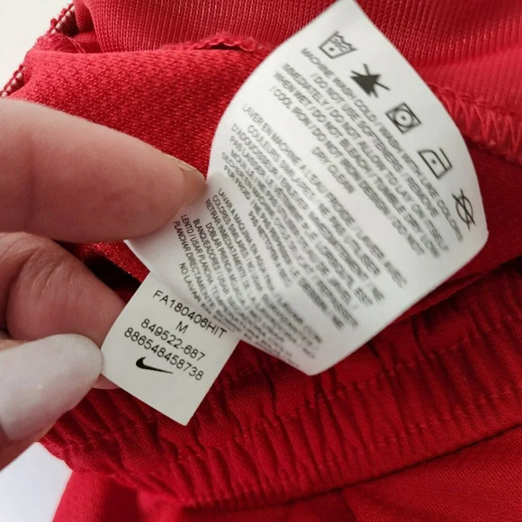 Nike FastBreak Basketball Shorts Men Size M Red Pull-on Drawstring 849522-687 - Picture 7 of 8